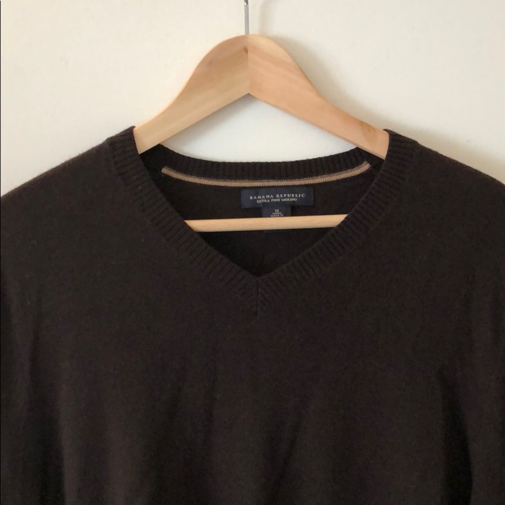 Banana Republic Men’s Medium Dark Brown Sweater
